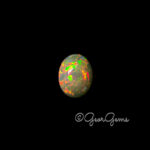 20.74ct Black Opal - Oval Cabochon