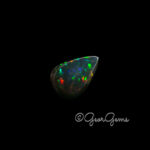 28.94ct Black Opal - Pear Cabochon