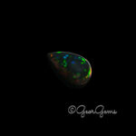 28.94ct Black Opal - Pear Cabochon