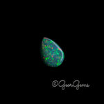 12.72ct Black Opal - Pear Cabochon