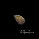 11.33ct Black Opal - Pear Cabochon
