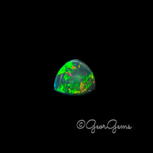 13.03ct Black Opal - Triangular Cushion Cabochon