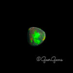 11.39ct Black Opal - Pear Cabochon - Image 2