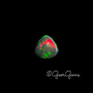 11.39ct Black Opal - Pear Cabochon