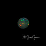 9.66ct Black Opal - Round Cabochon - Image 2