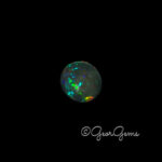 9.66ct Black Opal - Round Cabochon - Image 3