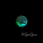 11.28ct Black Opal - Round Cabochon