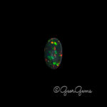 7.57ct Black Opal - Oval Cabochon