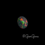7.68ct Black Opal - Oval Cabochon - Image 2