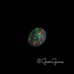 7.68ct Black Opal - Oval Cabochon