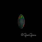 16.22ct Black Opal - Marquise Cabochon