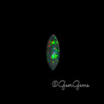 10.82ct Black Opal - Marquise Cabochon