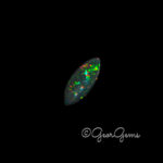 10.82ct Black Opal - Marquise Cabochon