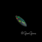 10.82ct Black Opal - Marquise Cabochon - Image 3