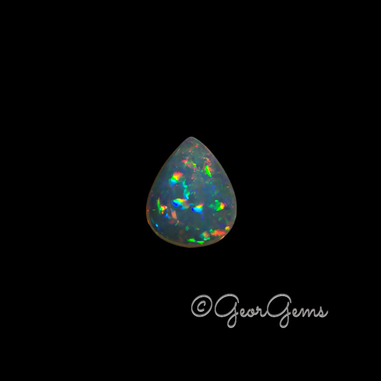 28023 29.01ct Opal - Pear Cabochon