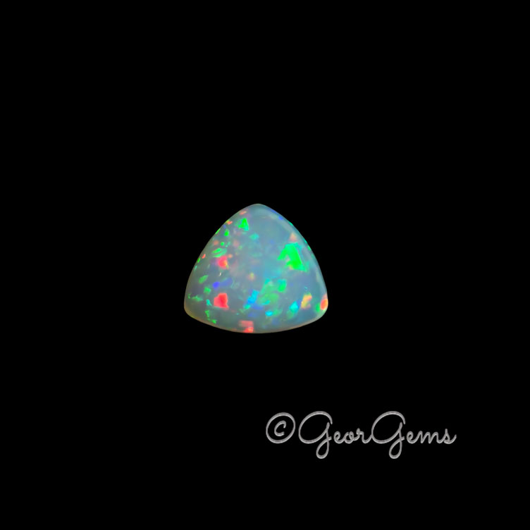 28029 12.14ct Opal - Triangular Cushion Cabochon