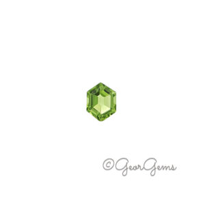 1.25ct Peridot - Hexagon