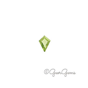 0.49ct Peridot - Kite Shape