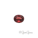 3.87ct Red Zircon - Oval