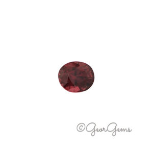 3.73ct Red Zircon - Oval