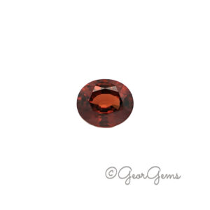 6.71ct Orange Zircon - Oval