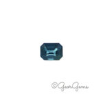 2.52ct Teal Sapphire - Emerald Cut