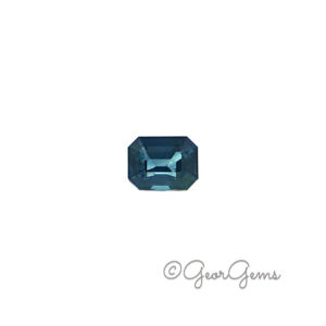 2.52ct Teal Sapphire - Emerald Cut