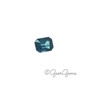 2.52ct Teal Sapphire - Emerald Cut