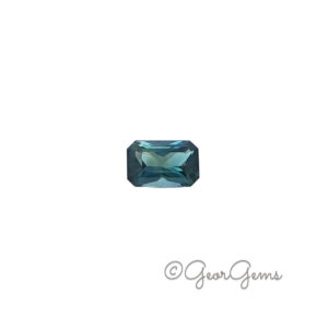 1.55ct Teal Sapphire - Emerald Cut