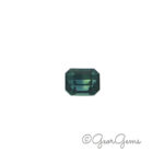 2.52ct Teal Sapphire - Emerald Cut