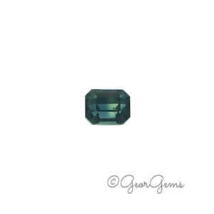2.52ct Teal Sapphire - Emerald Cut