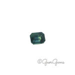 2.52ct Teal Sapphire - Emerald Cut