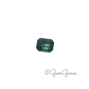 2.52ct Teal Sapphire - Emerald Cut