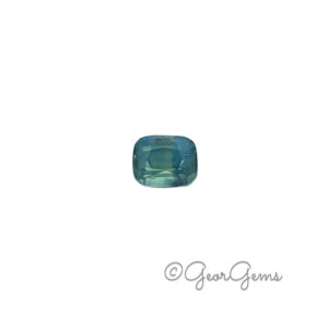 2.51ct Peacock Sapphire - Rectangular Cushion