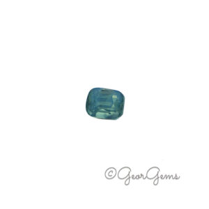 2.51ct Peacock Sapphire - Rectangular Cushion