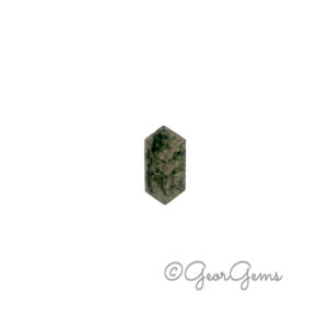 8.43ct Moss Agate - Hexagon