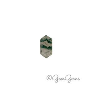 5.18ct Moss Agate - Hexagon
