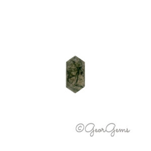 8.13ct Moss Agate - Hexagon