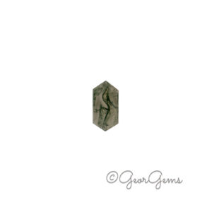 8.40ct Moss Agate - Hexagon