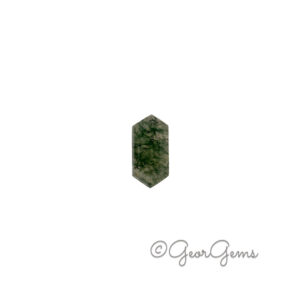 8.13ct Moss Agate - Hexagon
