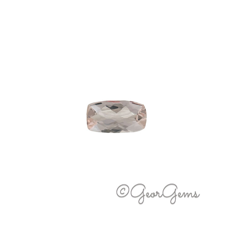 28498 3.75ct Morganite - Rectangular Cushion