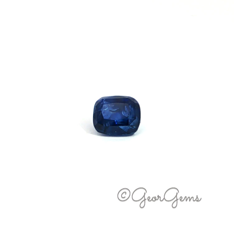 28554_1 1.25ct Blue Sapphire - Rectangular Cushion