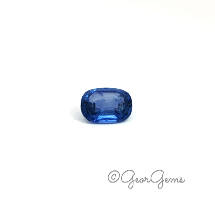 28555_1 1.05ct Blue Sapphire - Rectangular Cushion
