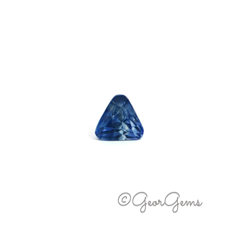 28557_1 1.14ct Blue Sapphire - Triangular Cushion