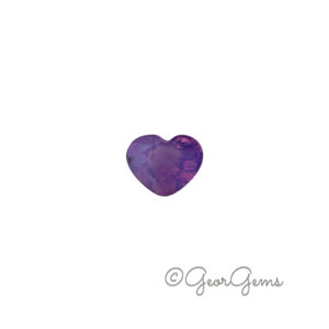 1.02ct Violet Sapphire - Heart Shape