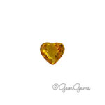 1.50ct Yellow Sapphire - Heart Shape