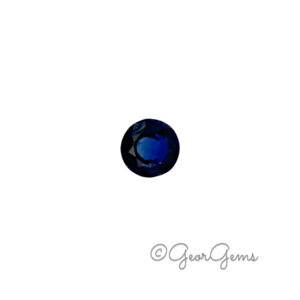 0.83ct Blue Sapphire - Round