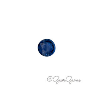 0.75ct Blue Sapphire - Round