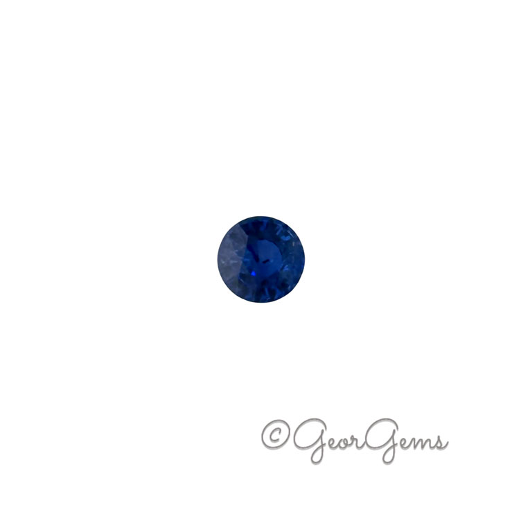 28581 0.70ct Blue Sapphire - Round