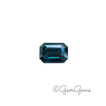 4.13ct Teal Sapphire - Emerald Cut